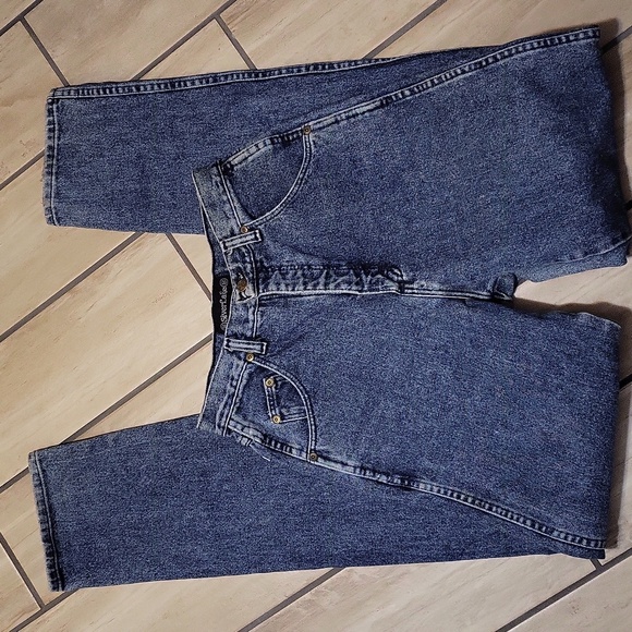 Vintage SilverLake By Wrangler Blue Denim Jeans - Picture 3 of 9